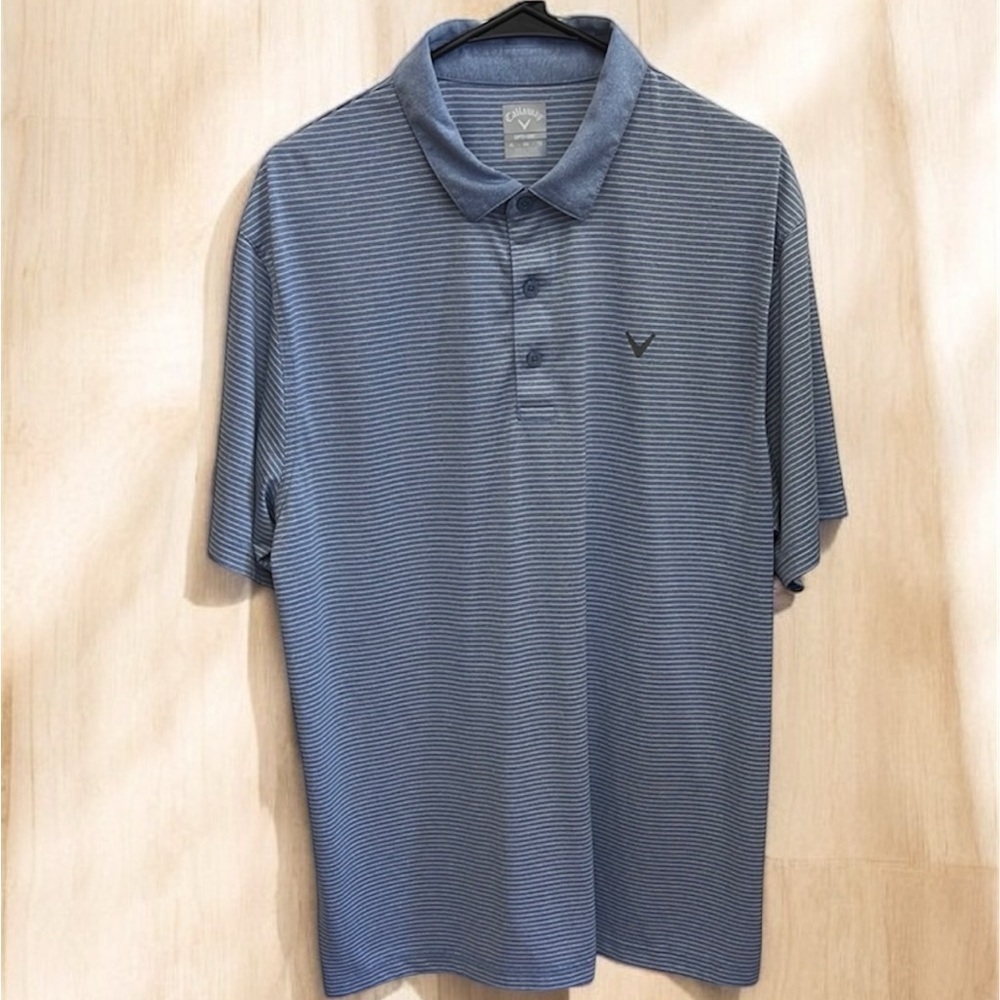 Callaway Blue Polo Shirt Classic Design